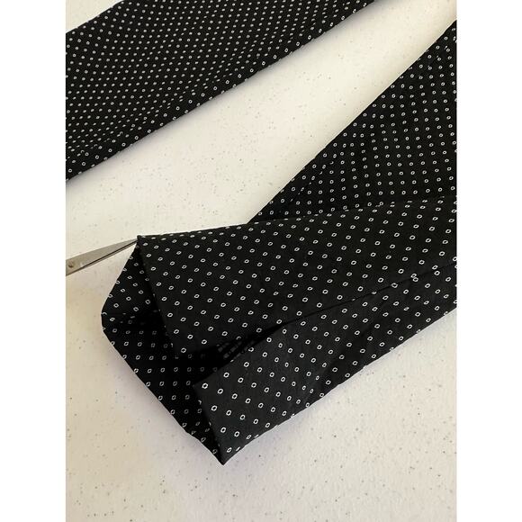 Chicos Pants Womens Size 0R or 4 (28x26) Black White Polka Dot Ankle Crop - Picture 6 of 9